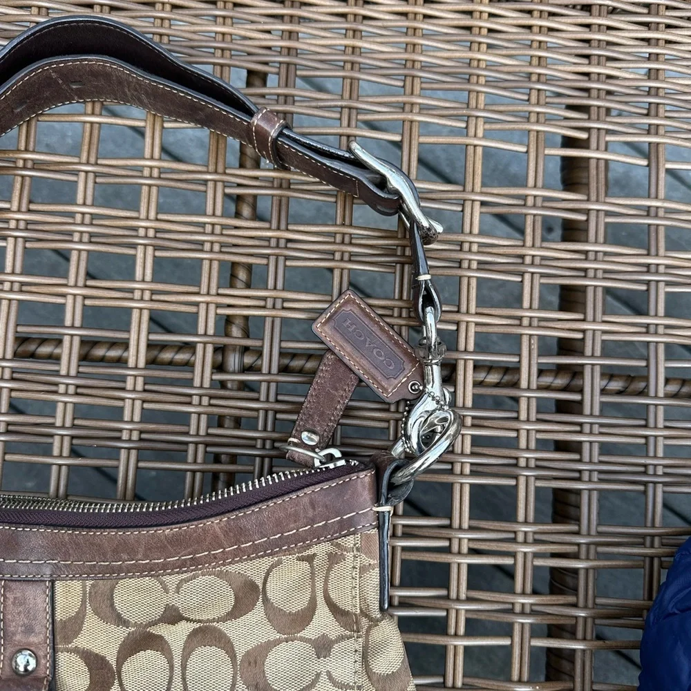 COACH CHELSEA brown Signature shoulder tote bag - Picture 2 of 9